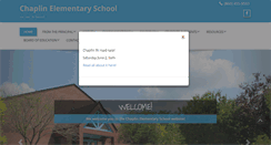 Desktop Screenshot of chaplinschool.org